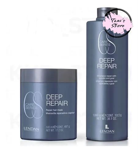Juego de shampoo y mascarilla  DEEP REPAIR de lendan